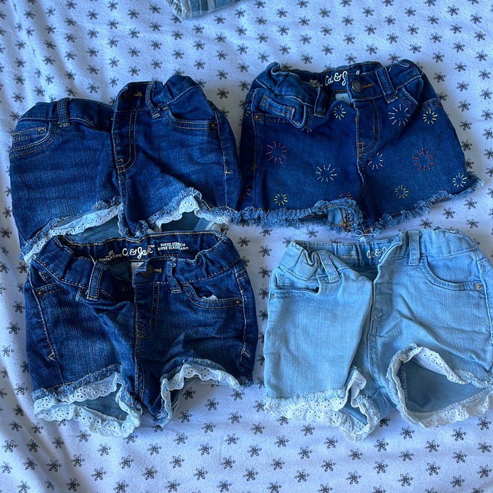 Cat and Jack jean shorts